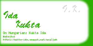 ida kukta business card